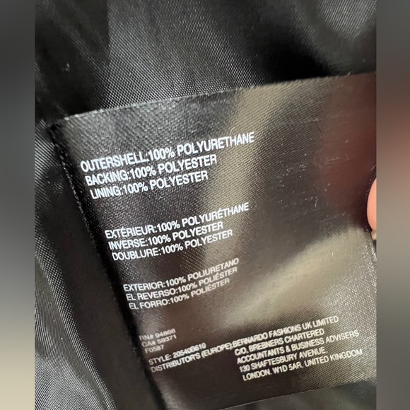 Bernardo polyurethane leather Jacket - Picture 6 of 9